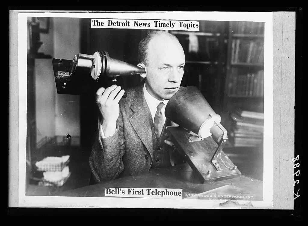 the detroit news timely topics bells first telephone 1024